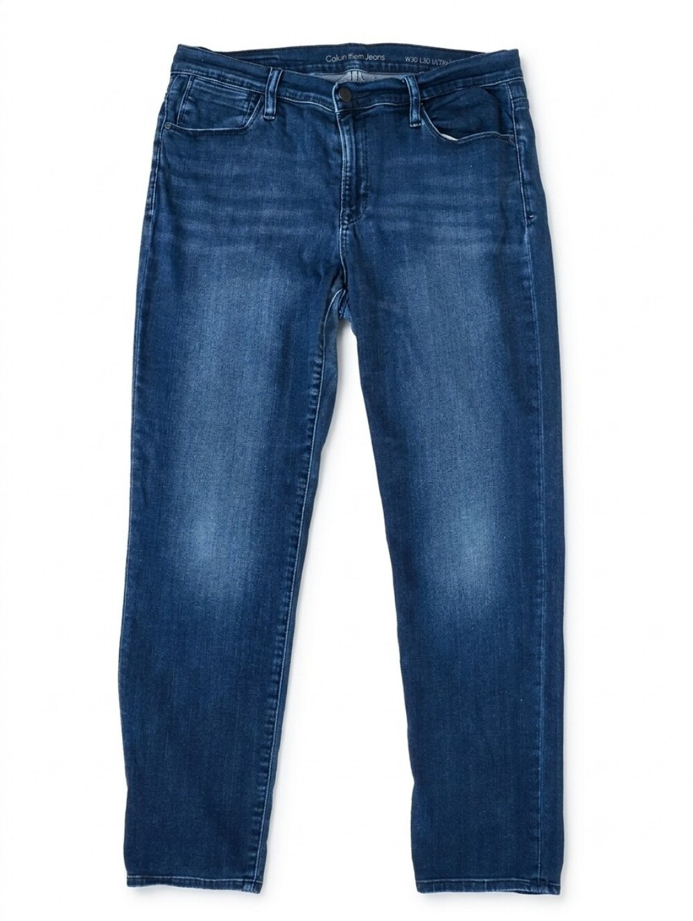 Calvin Klein Jeans Ultimate Skinny Jeans Blue Medium Dark Wash Denim W33 L30